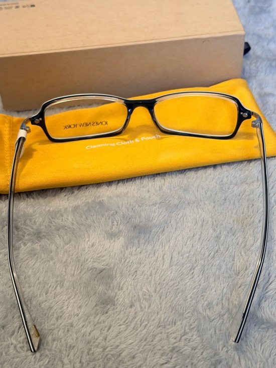 Jones New York Black Rectangular Eyeglass Frames J706 54-17-135 - Picture 4 of 4